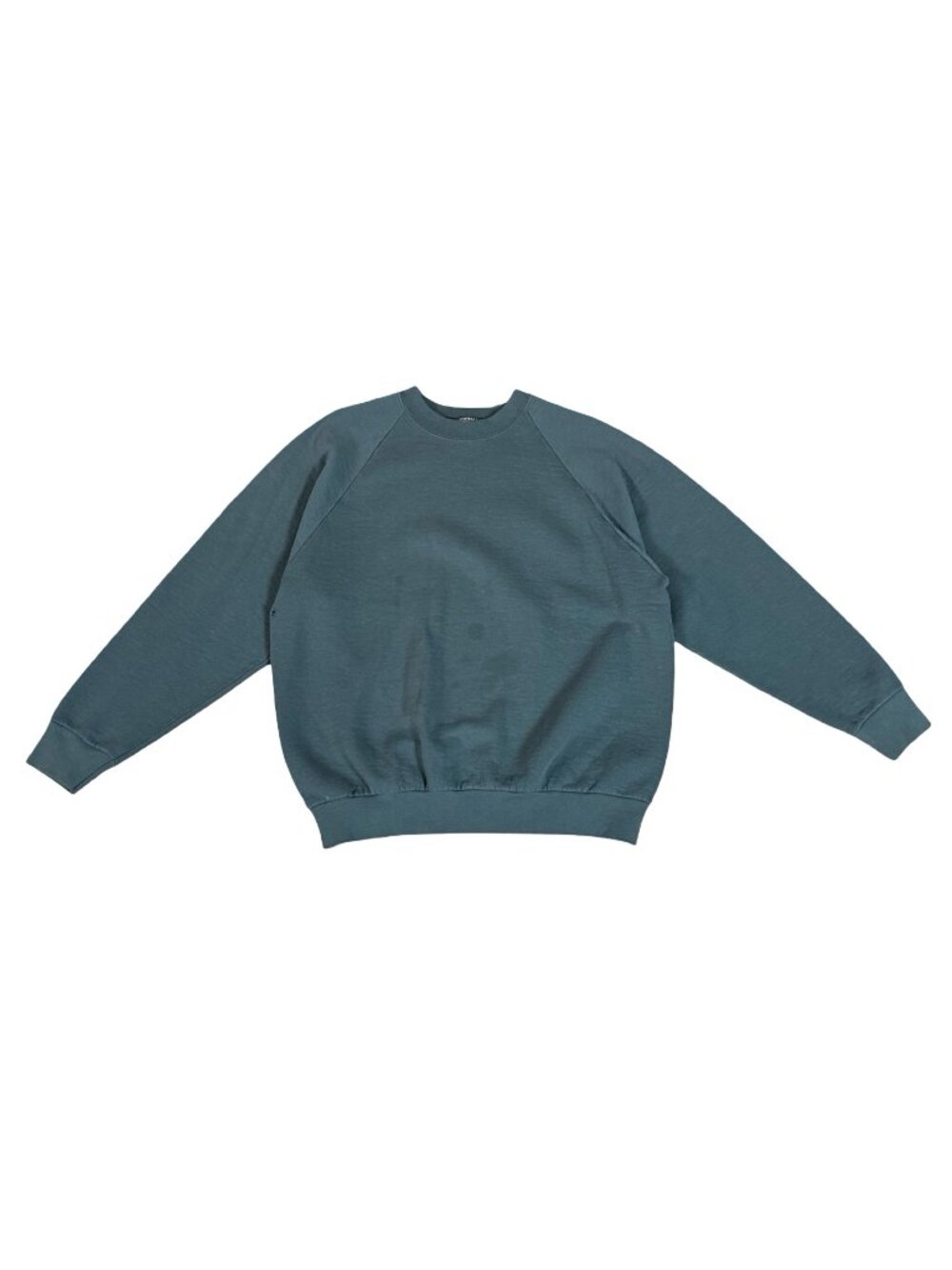 Vintage 1990s Fruit of the Loom Dark Green Crewneck Sweatshirt Made in USA